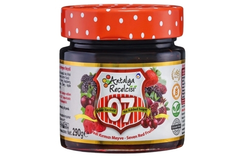 0 Şeker 7 Meyve Ulusal Reçeli 290g - Rafine Şeker İlavesiz