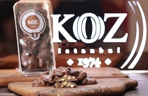 Antep Fıstıklı Sütlü Roche Çikolata 1 kg