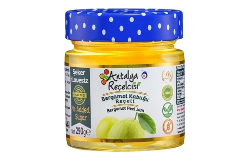 Bergamot Kabuğu Reçeli 290g Rafine Şeker İlavesiz