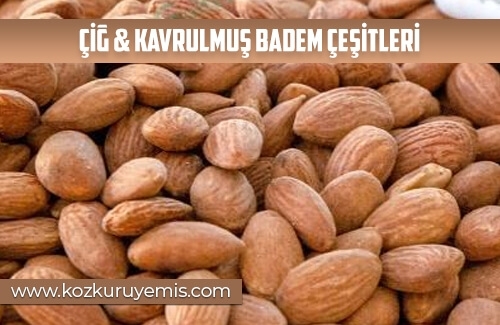Çiğ & Kavrulmuş Badem Çeşitleri