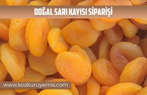 Doğal Sarı Kayısı Siparişi