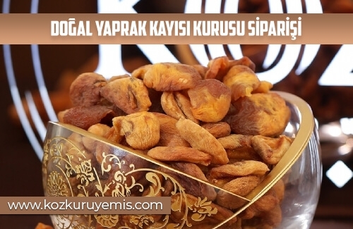 Doğal Yaprak Kayısı Kurusu Siparişi