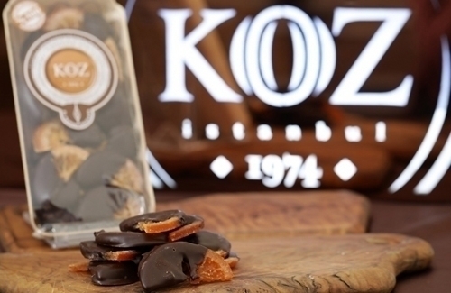 El Yapımı Çikolata Kaplı Bitter Dilim Portakal 175gr