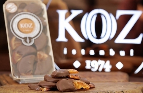 El Yapımı Çikolata kaplı Sütlü Dilim Portakal 175gr