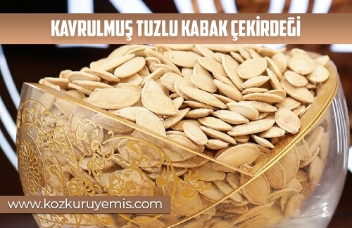 Kavrulmuş Tuzlu Kabak Çekirdeği