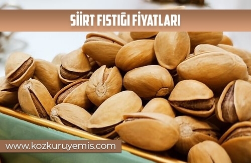 Siirt Fıstığı Fiyatları
