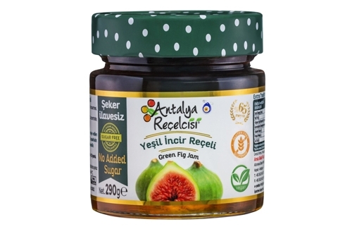 Yeşil İncir Reçeli 290g Rafine Şeker İlavesiz